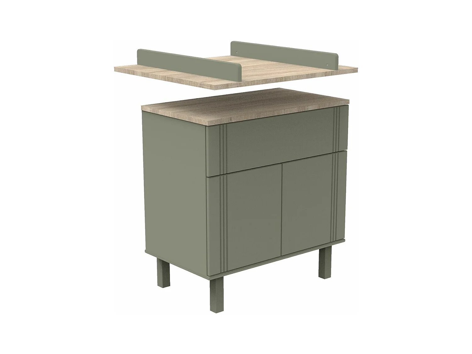 Plan à langer Eléonore - Kaki