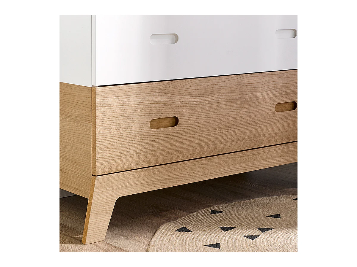 Commode Bébé-Junior Provence Archipel Blanc Chêne