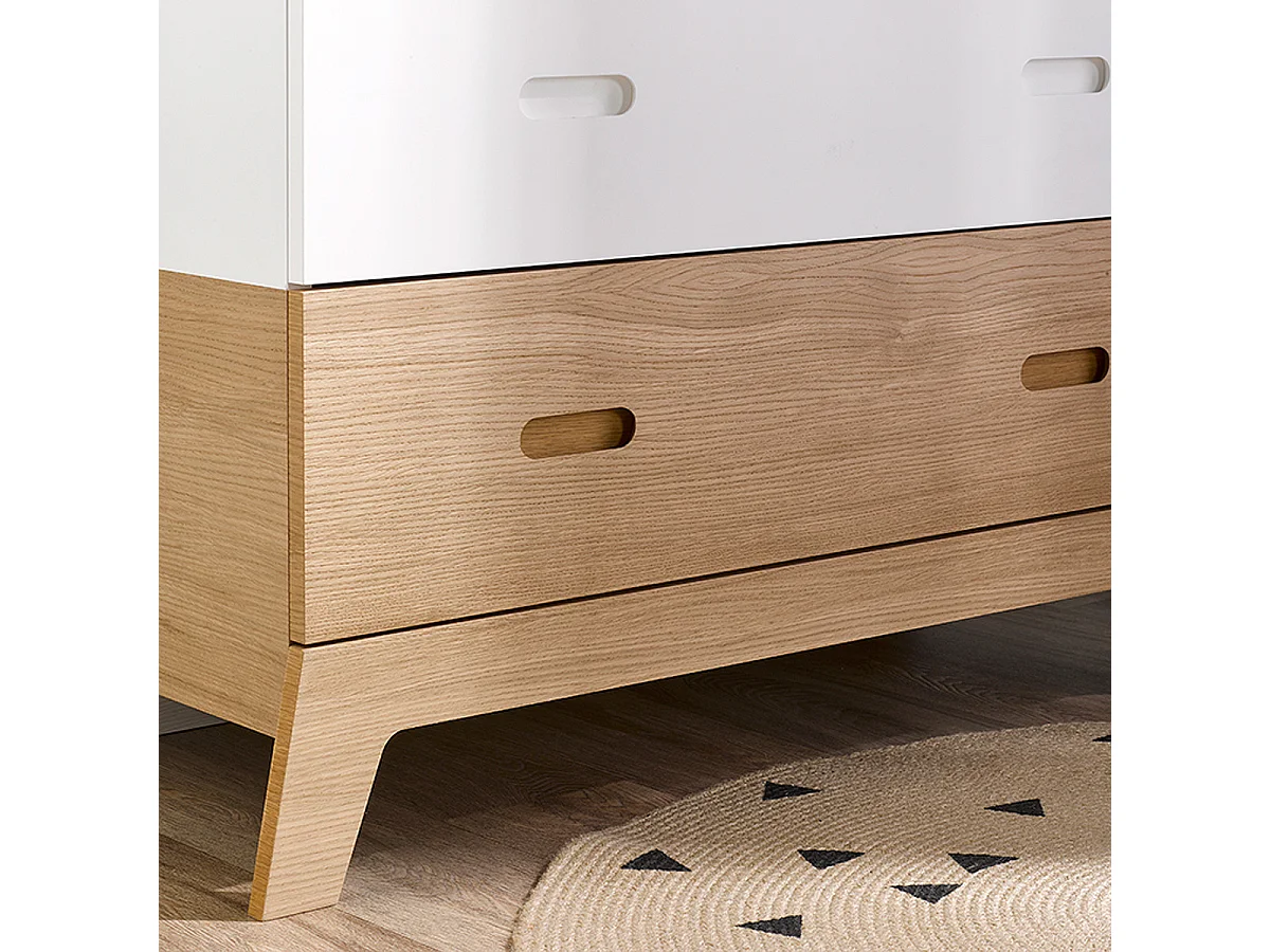 Commode Bébé-Junior Provence Archipel Blanc Chêne