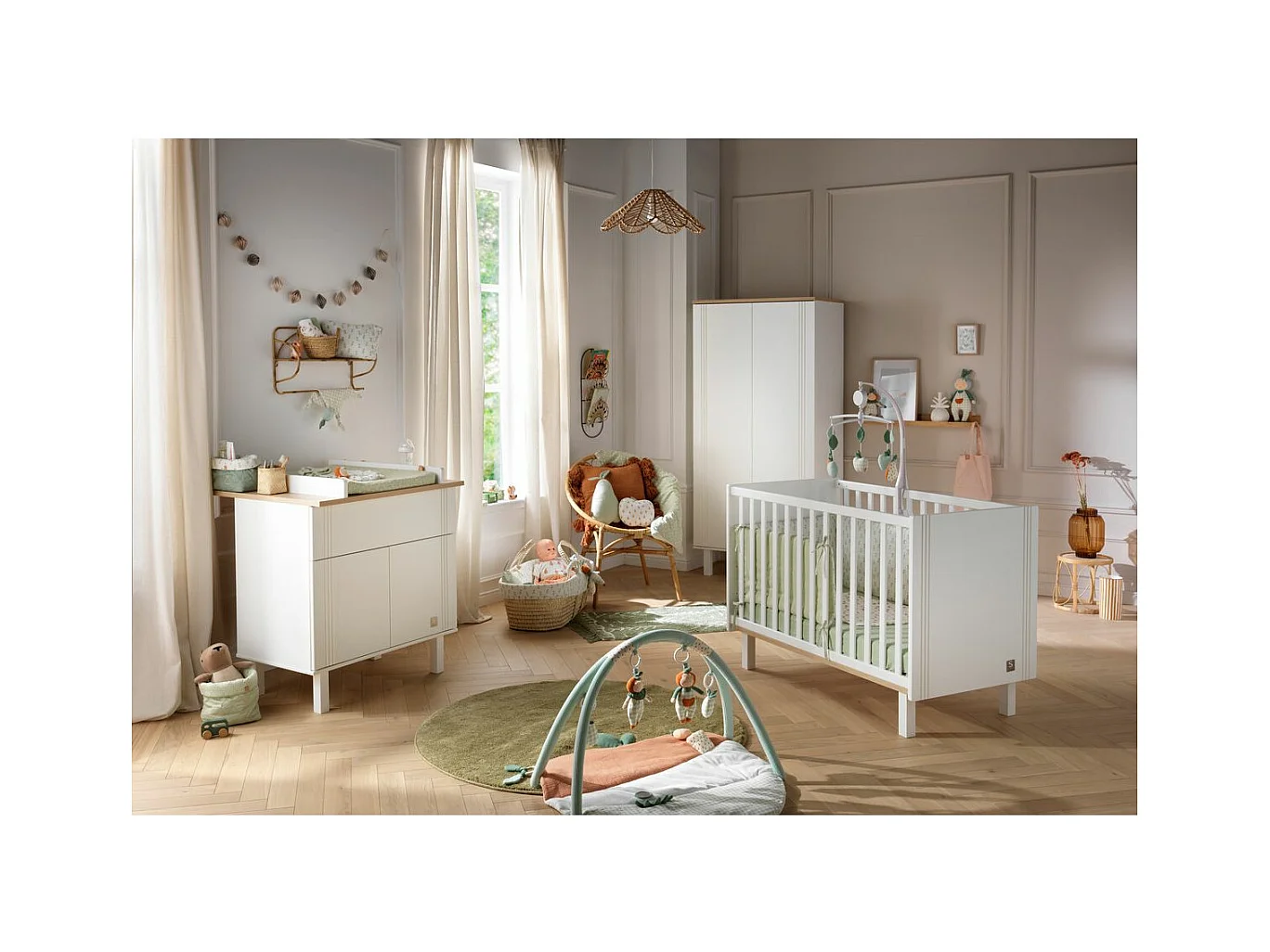 Plan à langer Eléonore - Blanc