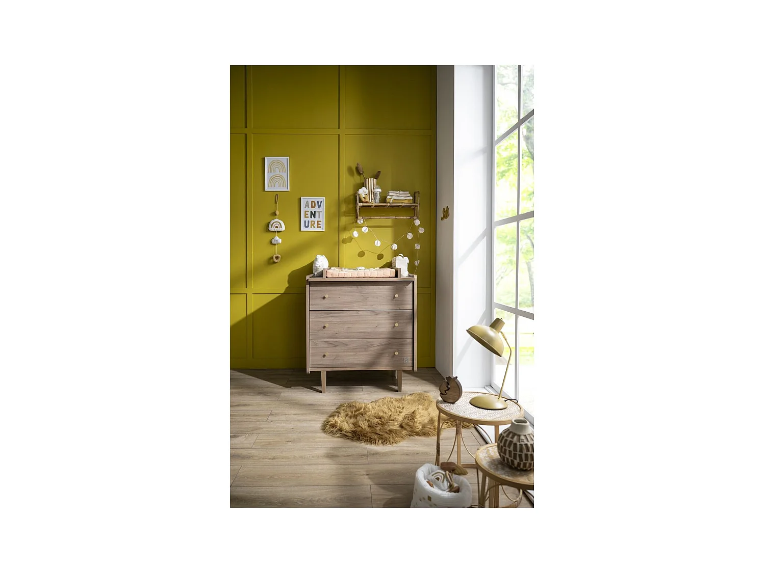 Plan à langer Jazzy - Bois