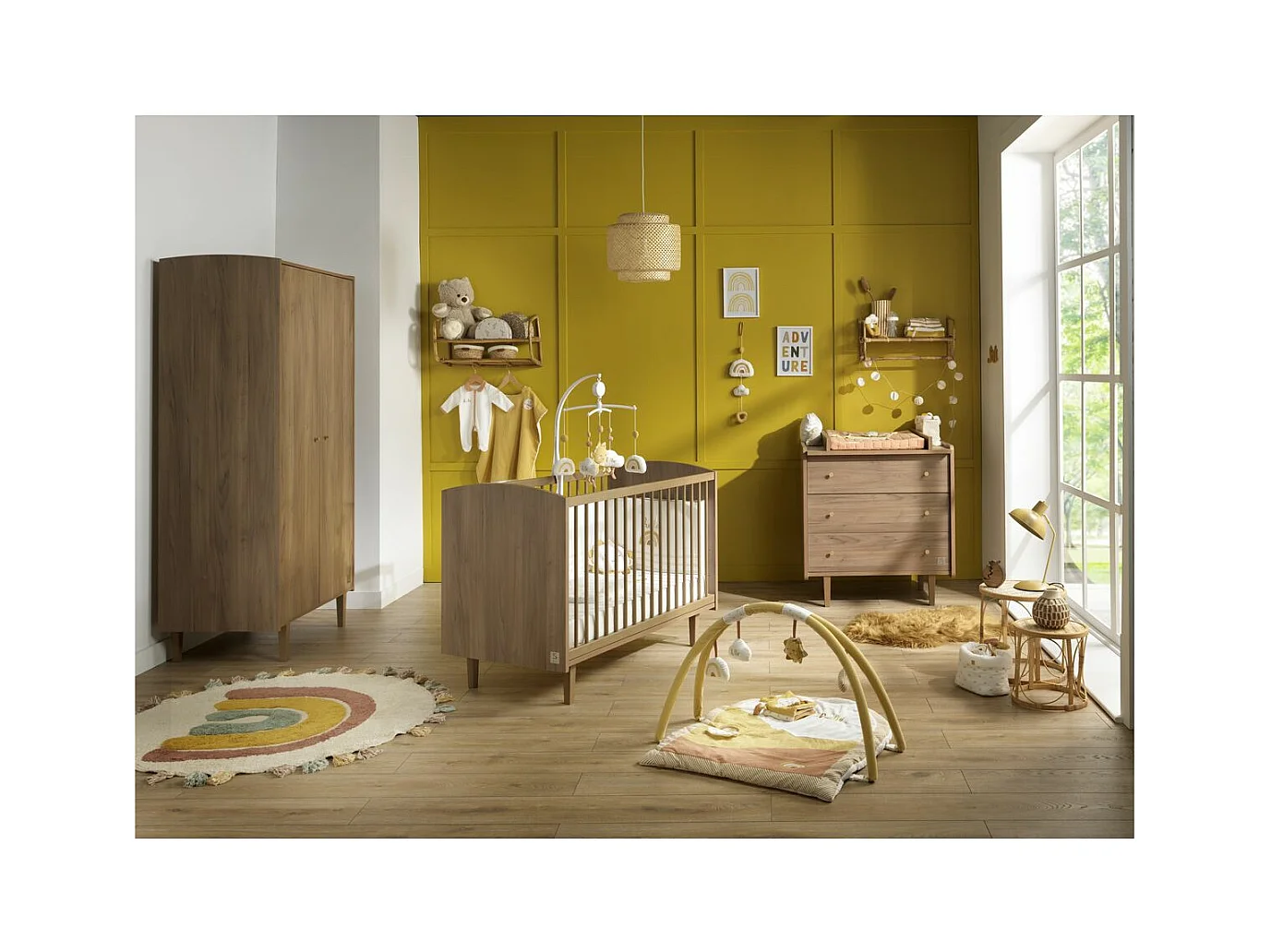 Plan à langer Jazzy - Bois