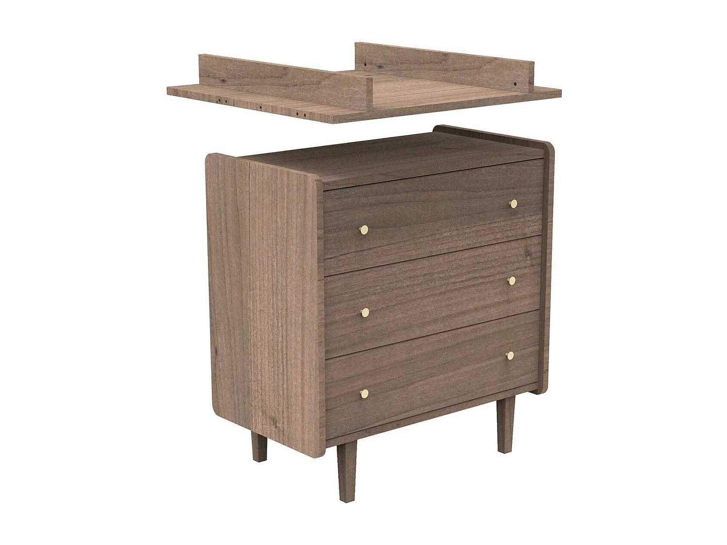 Cambiador para cómoda