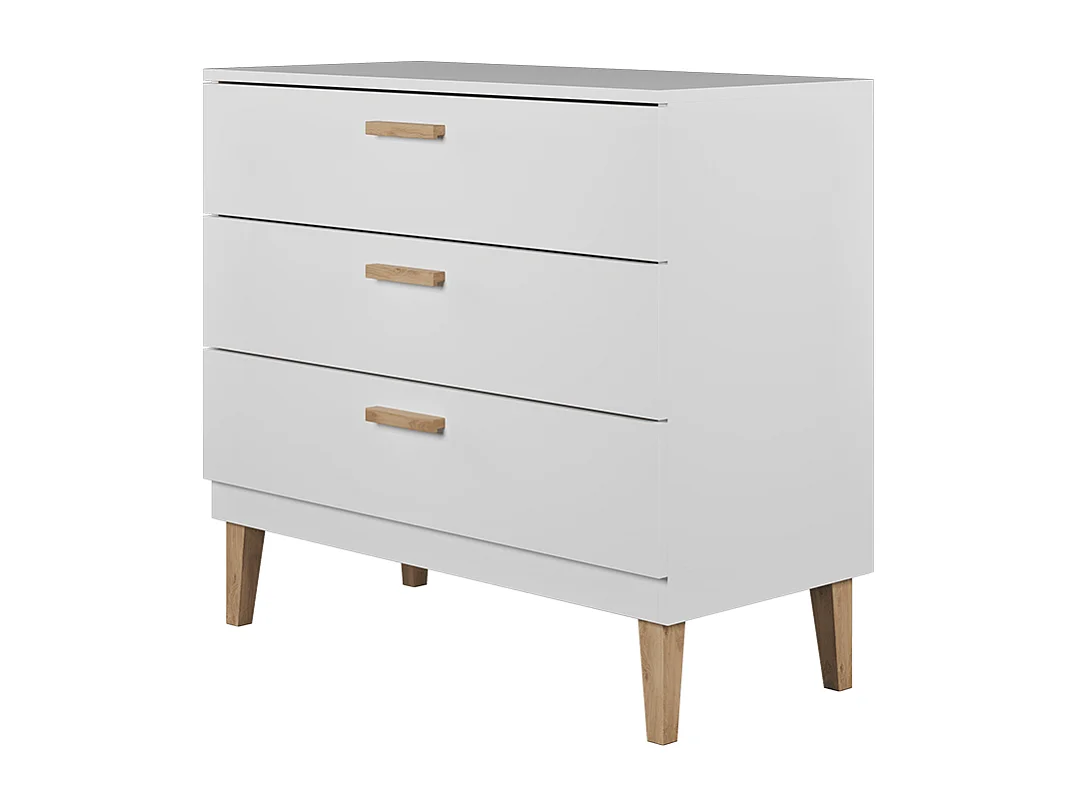 Kocot Kids Kubi - Cassettiera a 3 cassetti - Bianco