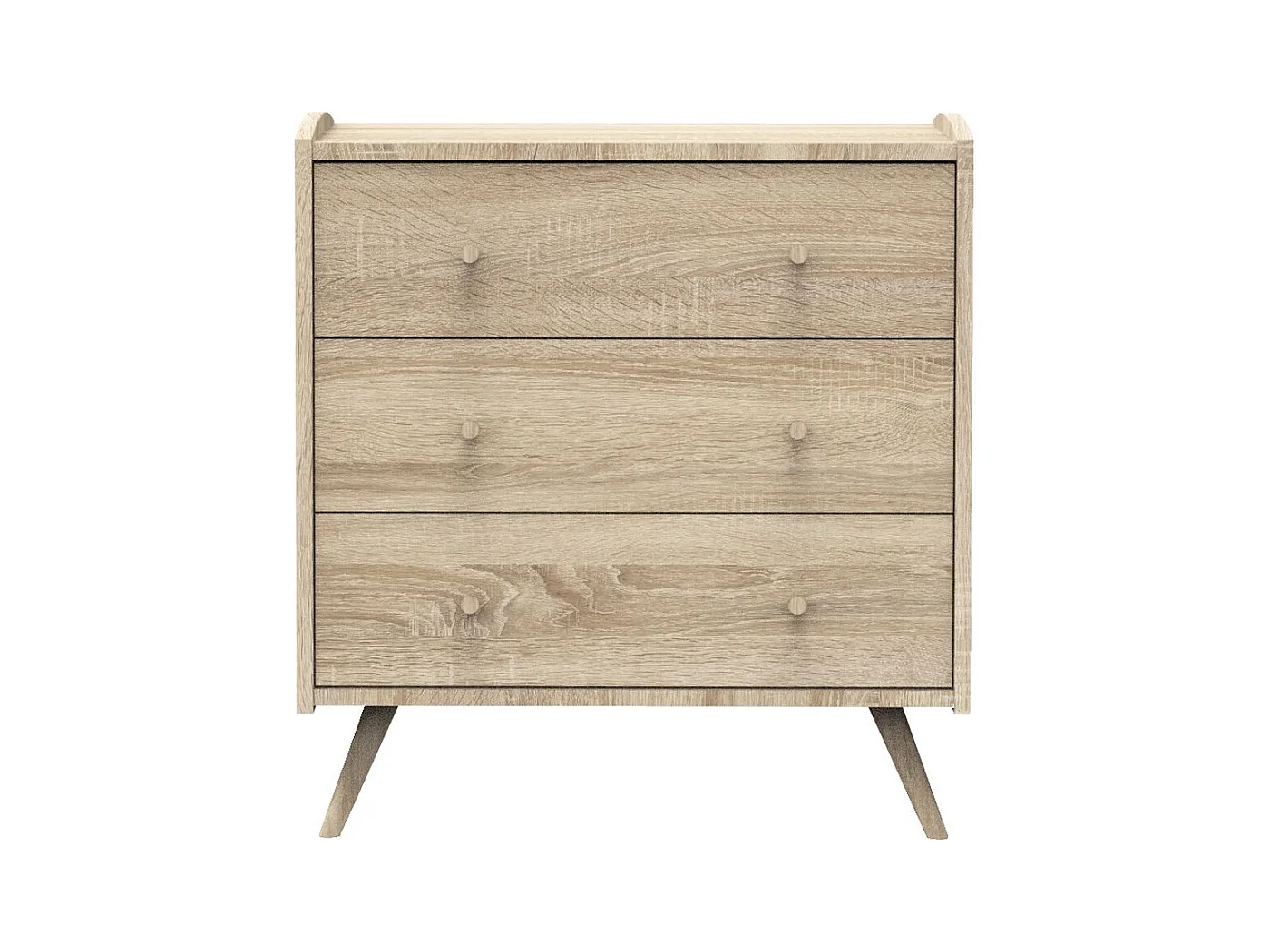 Commode 3 tiroirs Access - Bois de chêne