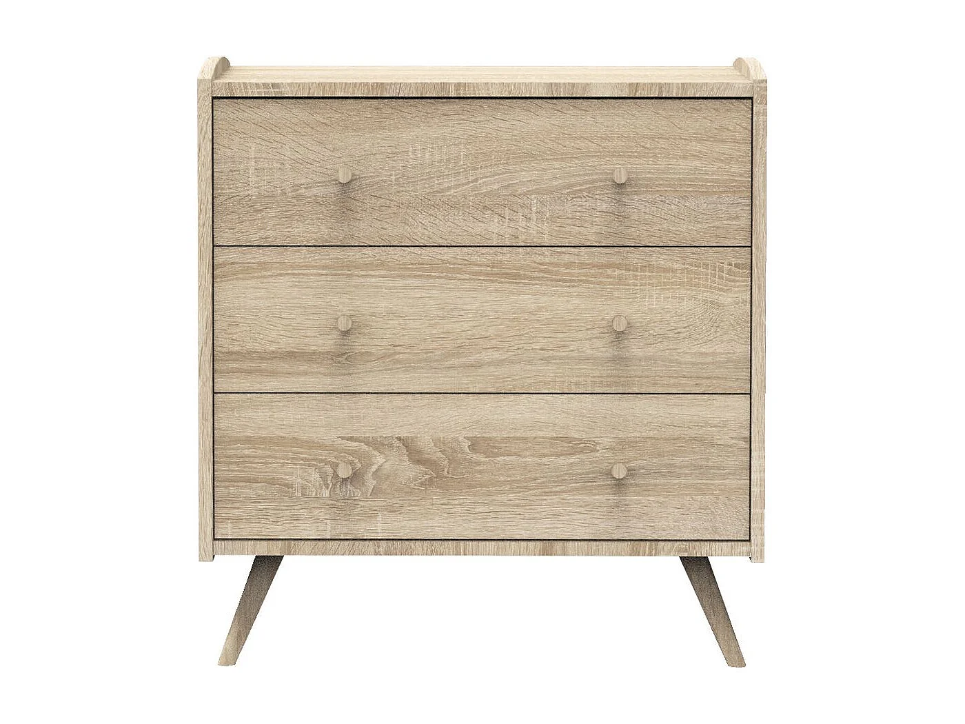 Commode 3 tiroirs Access - Bois de chêne