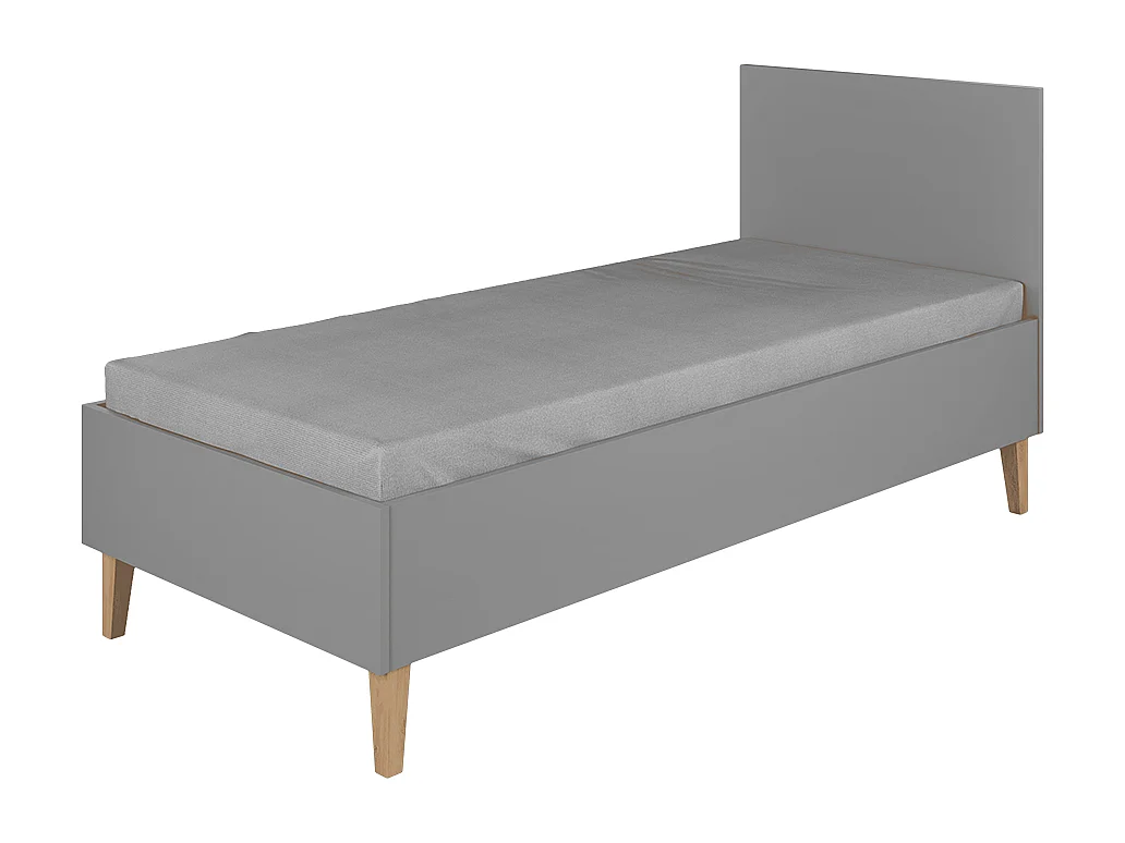 Lit enfant 80x180 Kubi - Gris