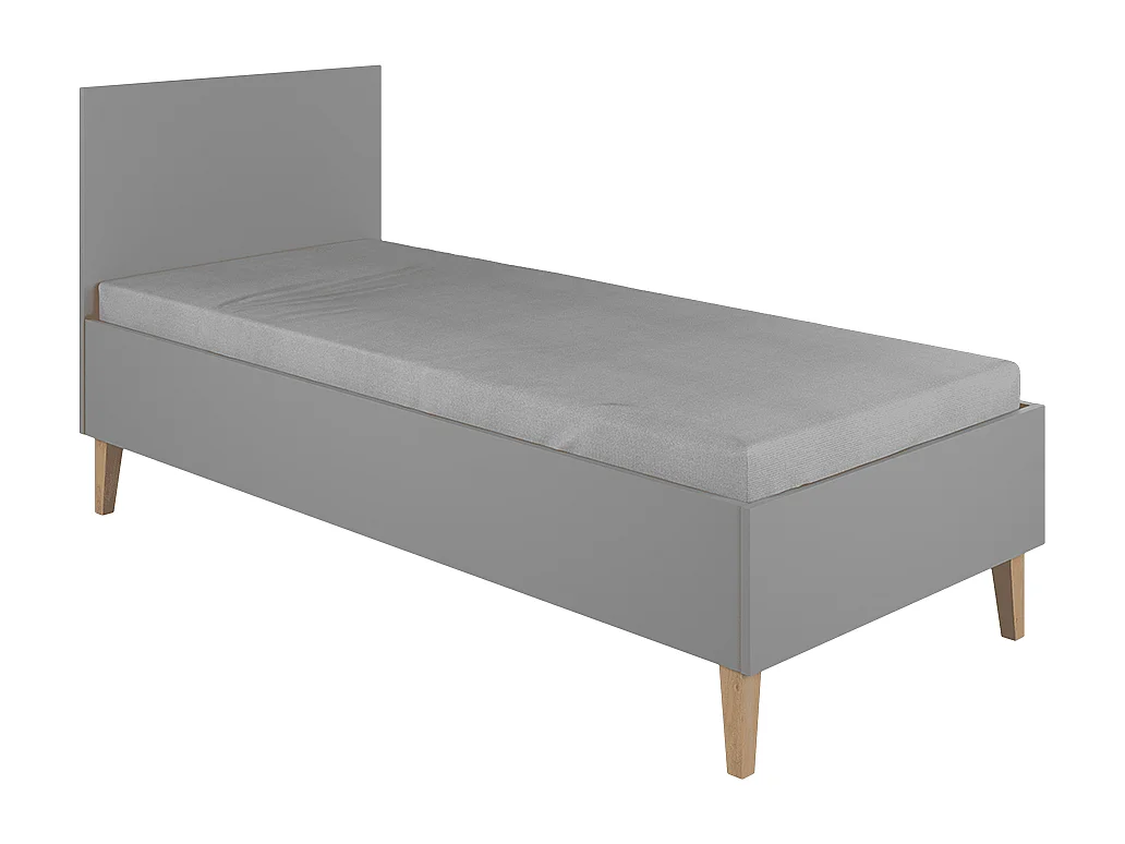 Lit enfant 80x180 Kubi - Gris