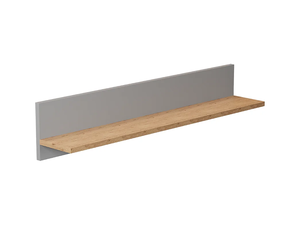 Półka DENVER szara/hikora