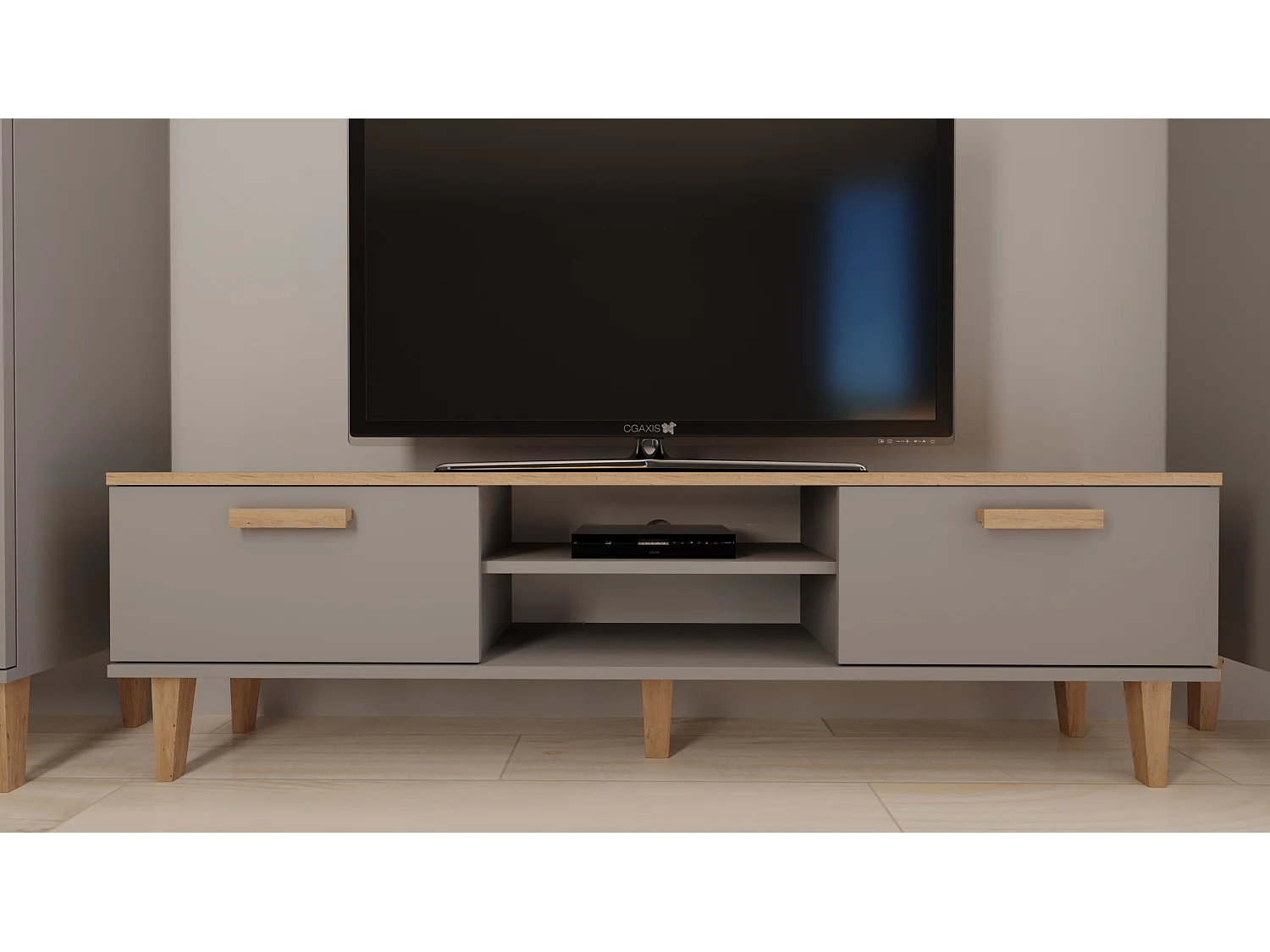 Móvel TV Denver cinzento 35cm