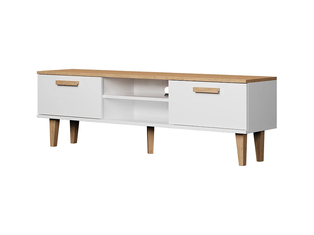 TV-Möbel 160 cm Denver - Weiß