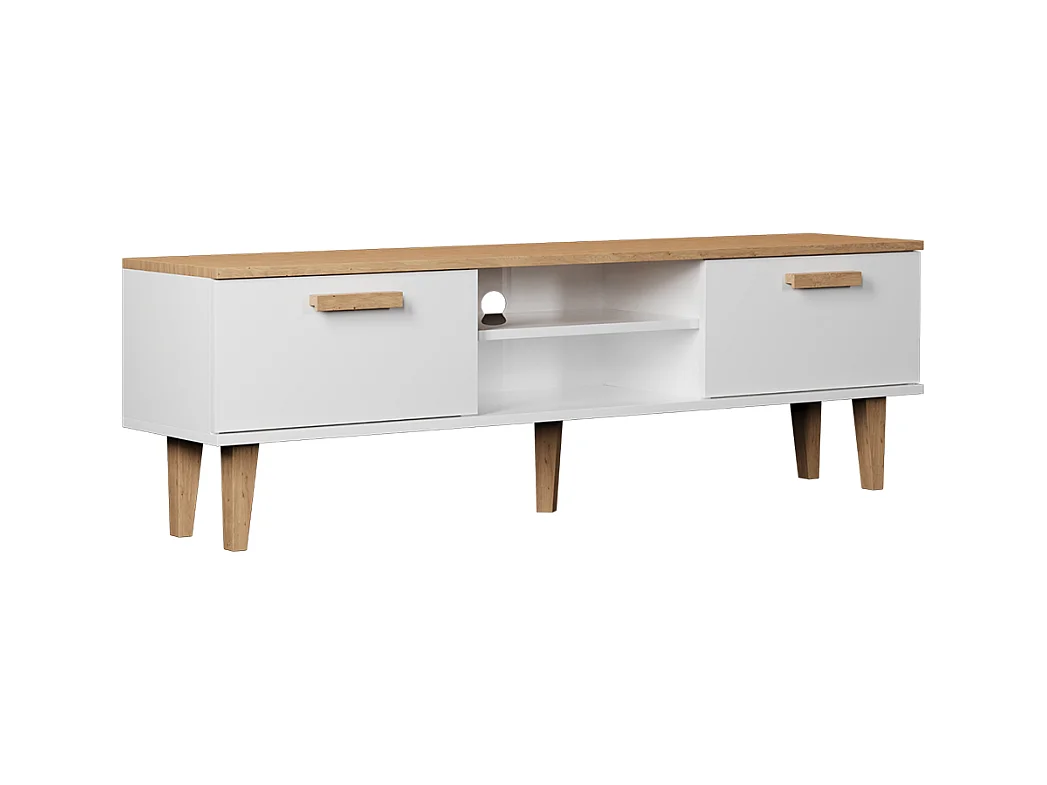 Meuble TV 160 cm Denver - Blanc