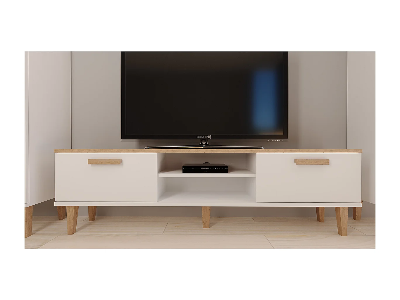 Denver 160 cm TV-meubel - Wit
