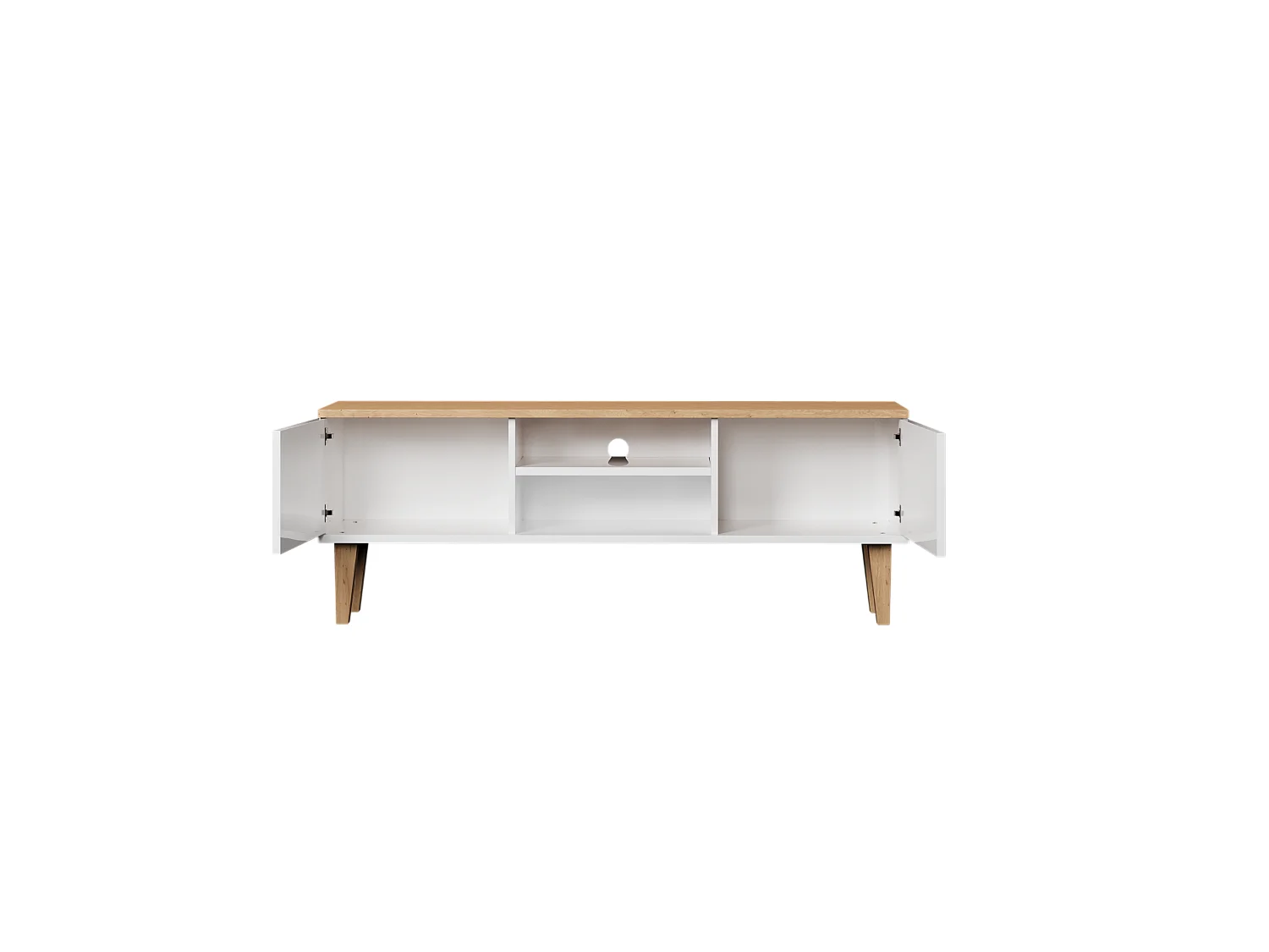 TV-Möbel 120 cm Denver - Weiß