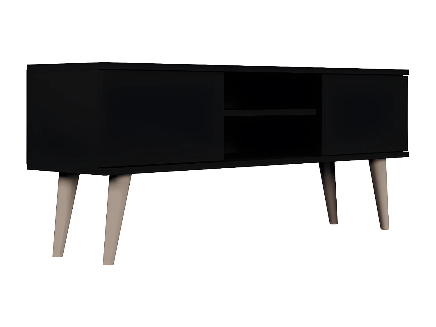 TV-Möbel 120 cm Toronto - Schwarz