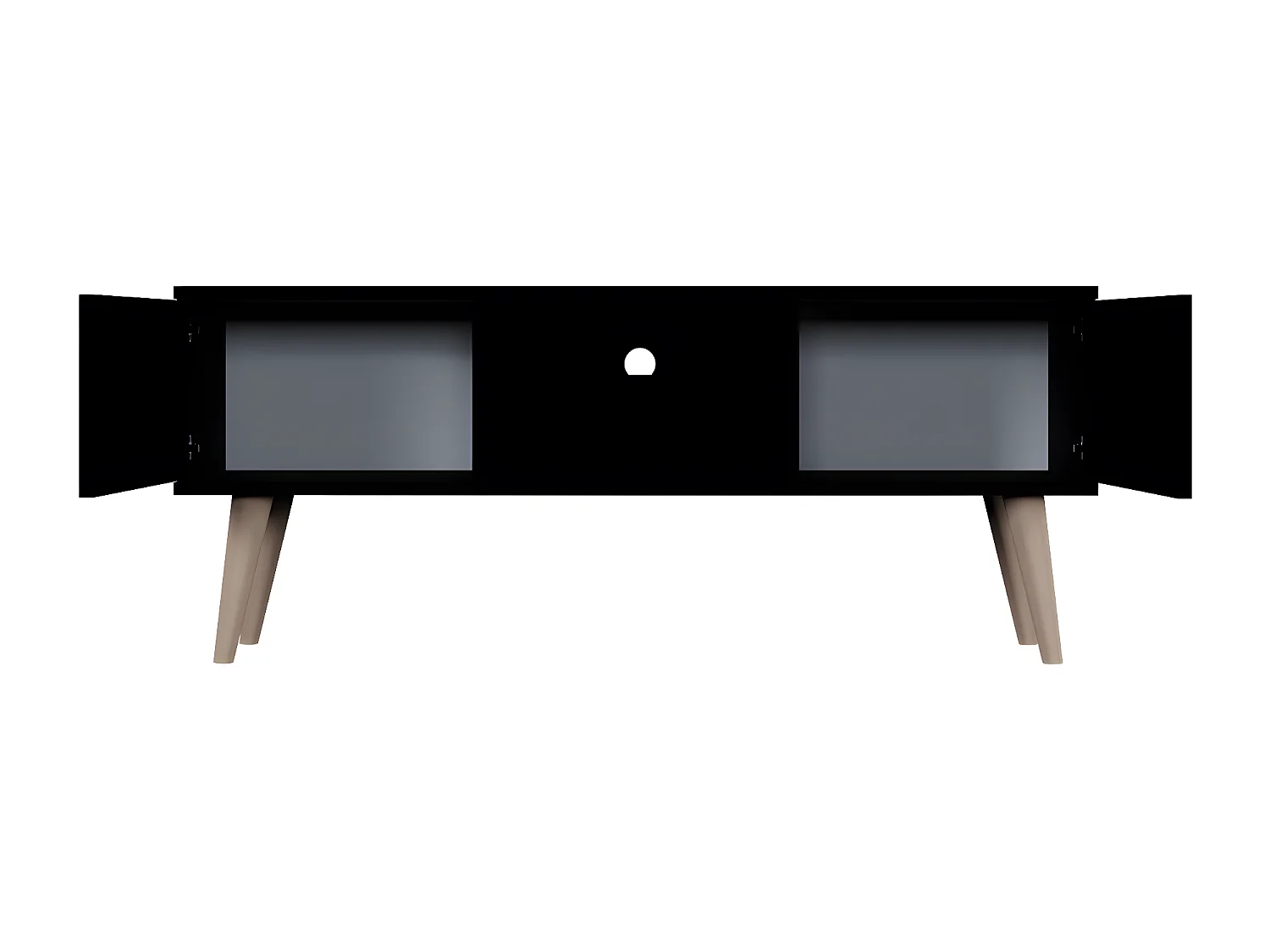 TV-Möbel 120 cm Toronto - Schwarz