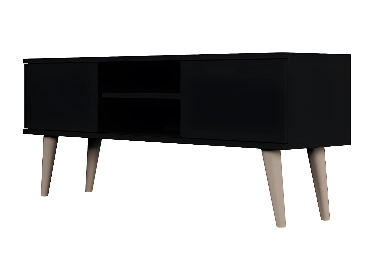 TV-Möbel 120 cm Toronto - Schwarz