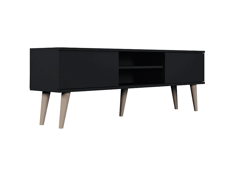 Móvel TV Toronto preto 160cm