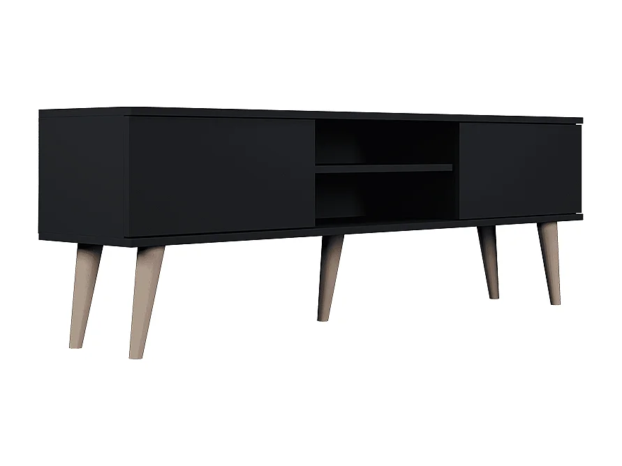 Meuble TV 160 cm Toronto - Noir