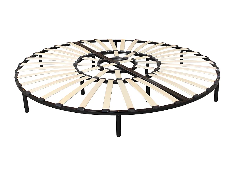 Sommier rond à lattes - 220 x 220 cm - ROMA de YSMÉE