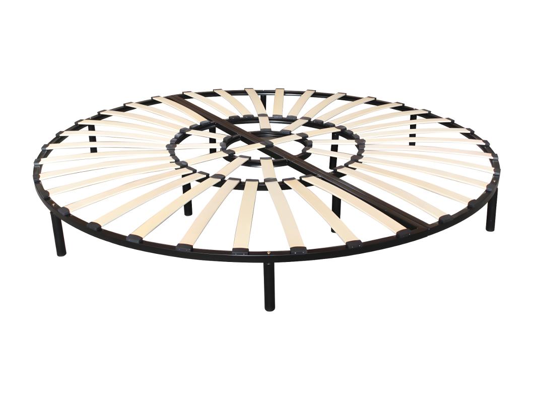 Sommier rond à lattes - 220 x 220 cm - ROMA de YSMÉE