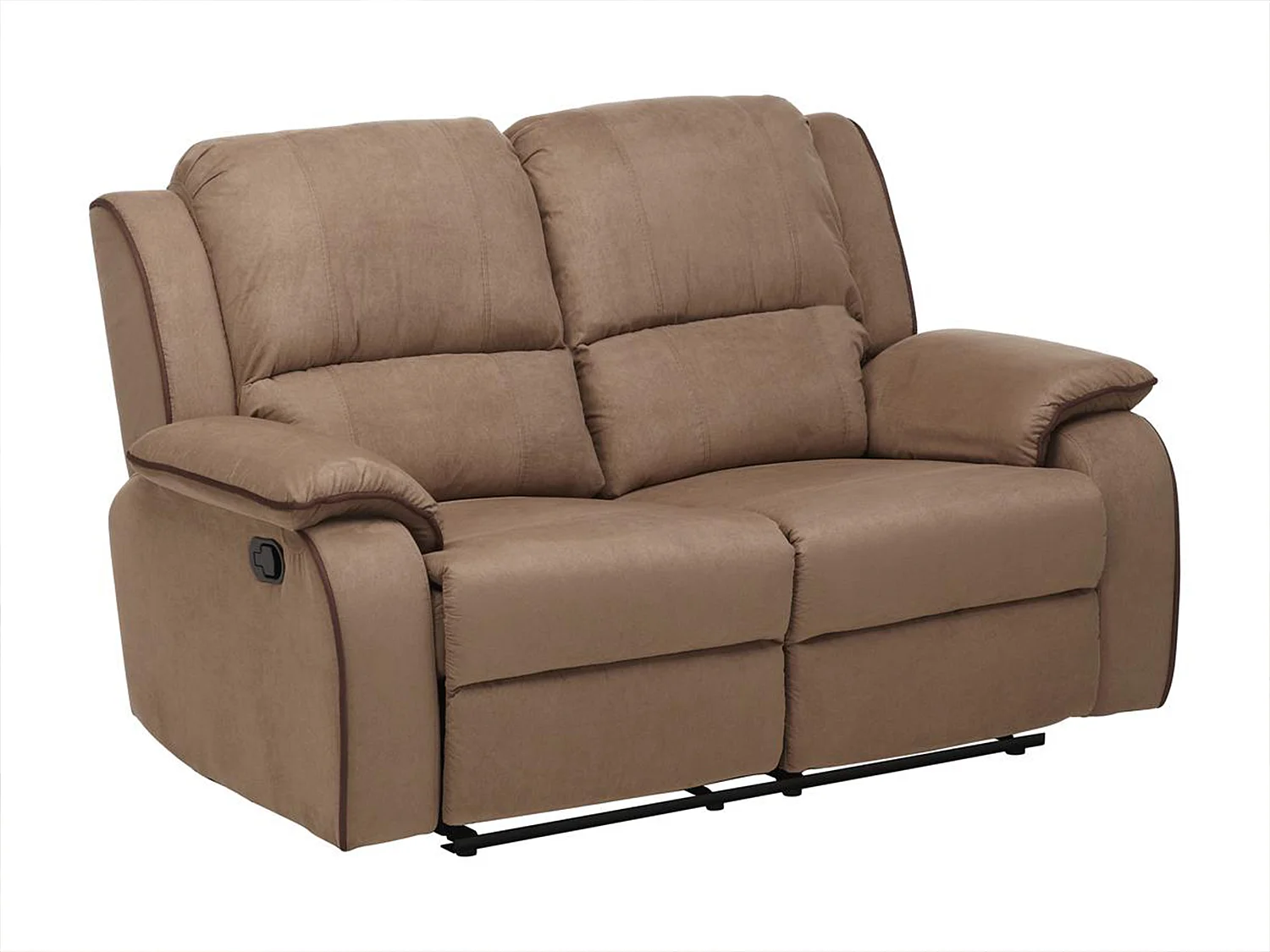 Couchgarnitur Relax 3+2+1 - Microfaser - Taupe - HERNANI