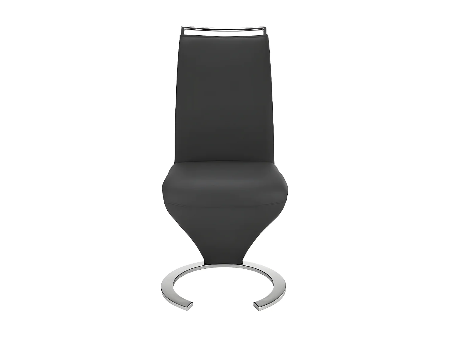 Lot de 2 chaises TWIZY - Simili Noir