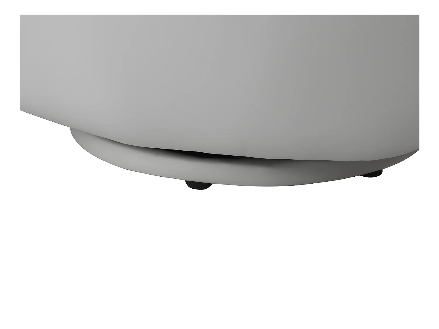 Sillón mano giratorio CATCHY - Piel sintética - Blanco