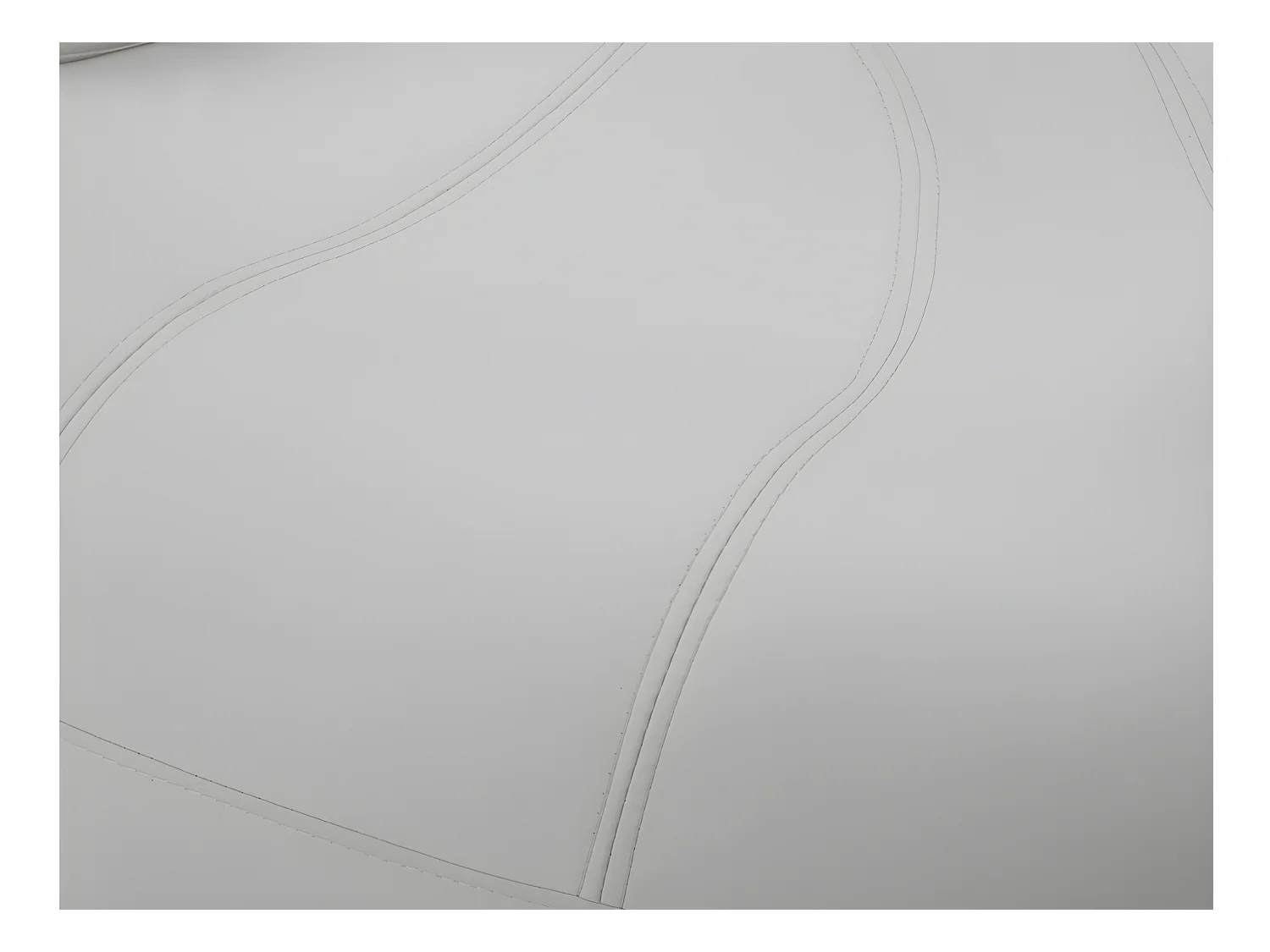 Sillón mano giratorio CATCHY - Piel sintética - Blanco