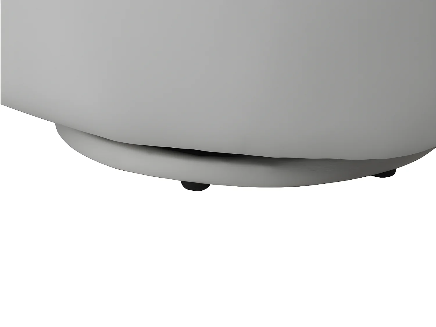 Sillón mano giratorio CATCHY - Piel sintética - Blanco