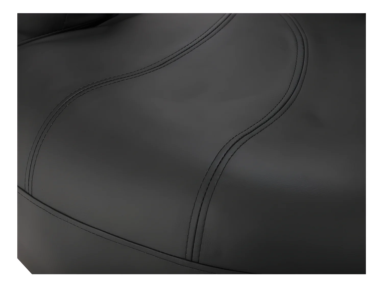 Fotel obrotowy w kształcie dłoni CATCHY z ekoskóry - Czarny