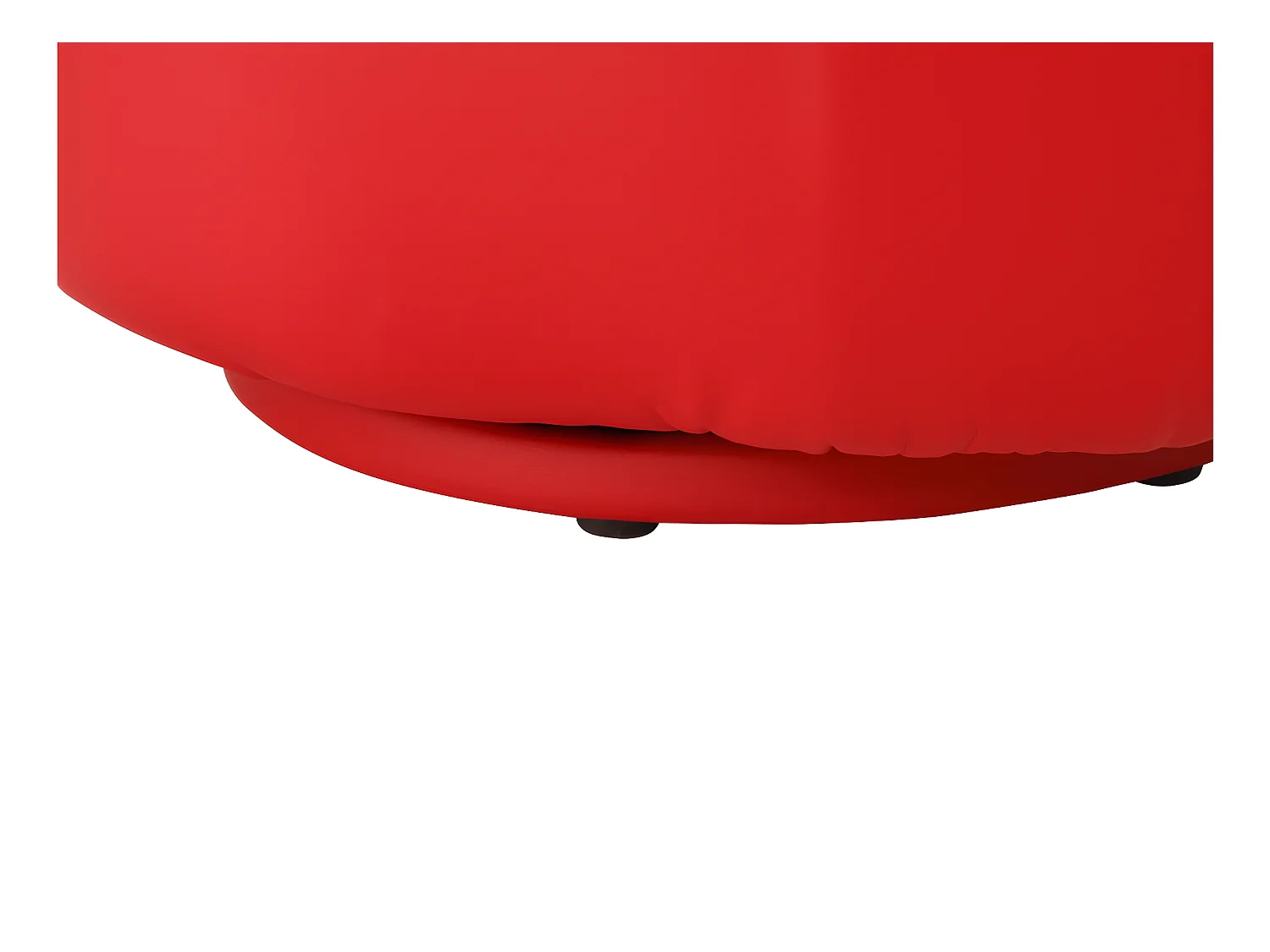 Fauteuil main pivotant CATCHY en simili - Rouge