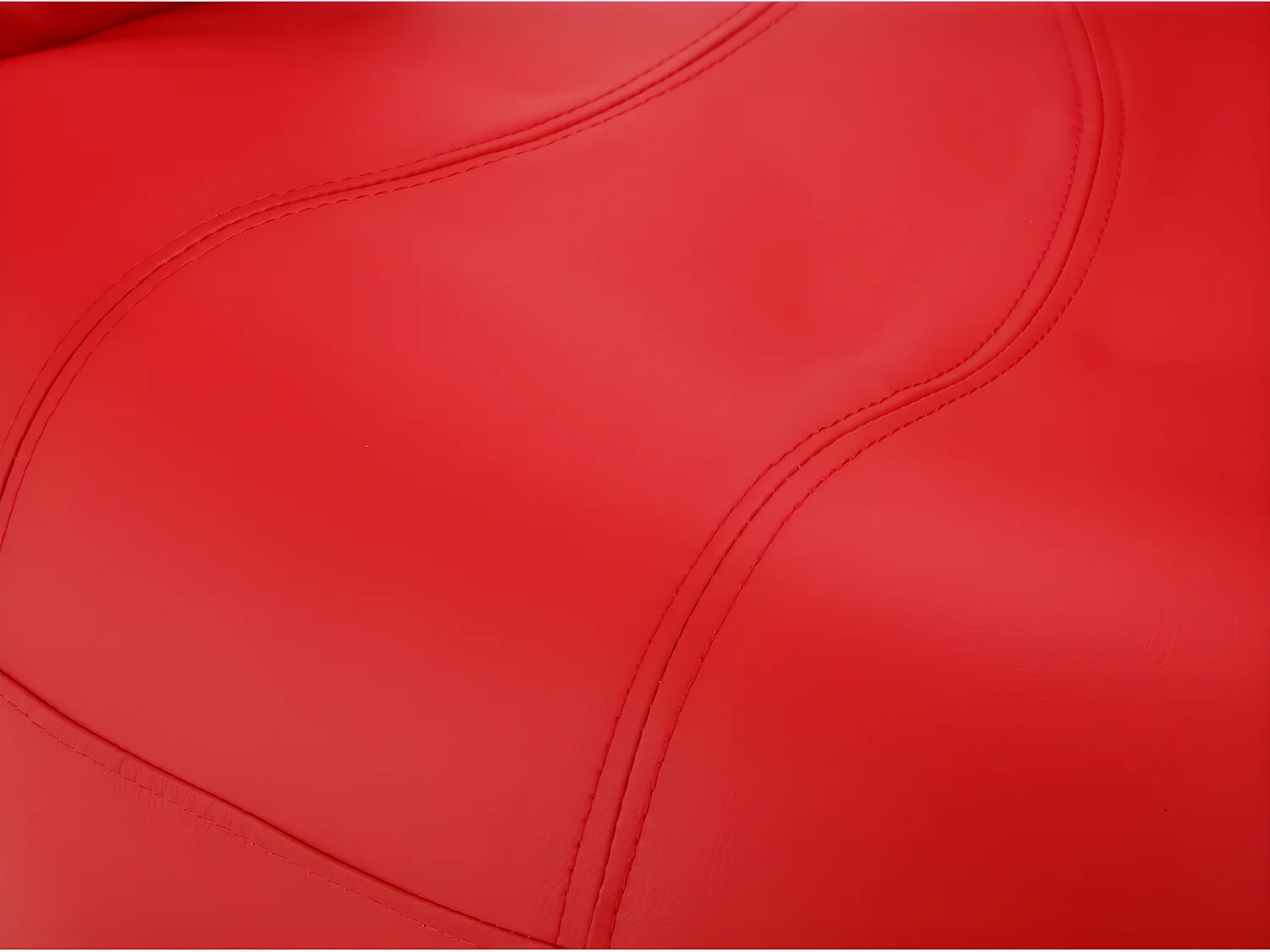 Poltrona a forma di mano girevole in similpelle Rosso - CATCHY
