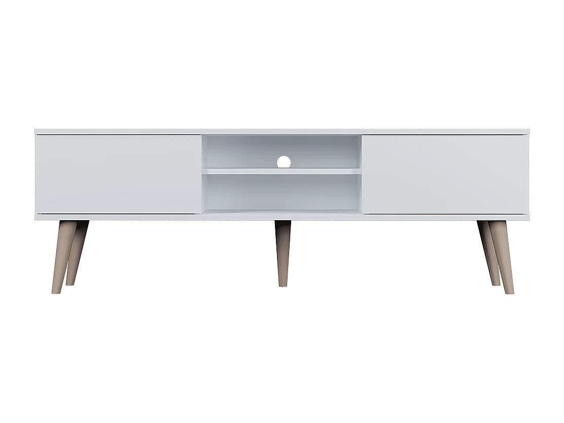 Meuble TV 160 cm Toronto - Blanc