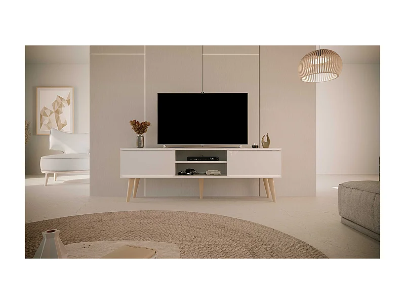 Szafka RTV TORONTO 160 biała