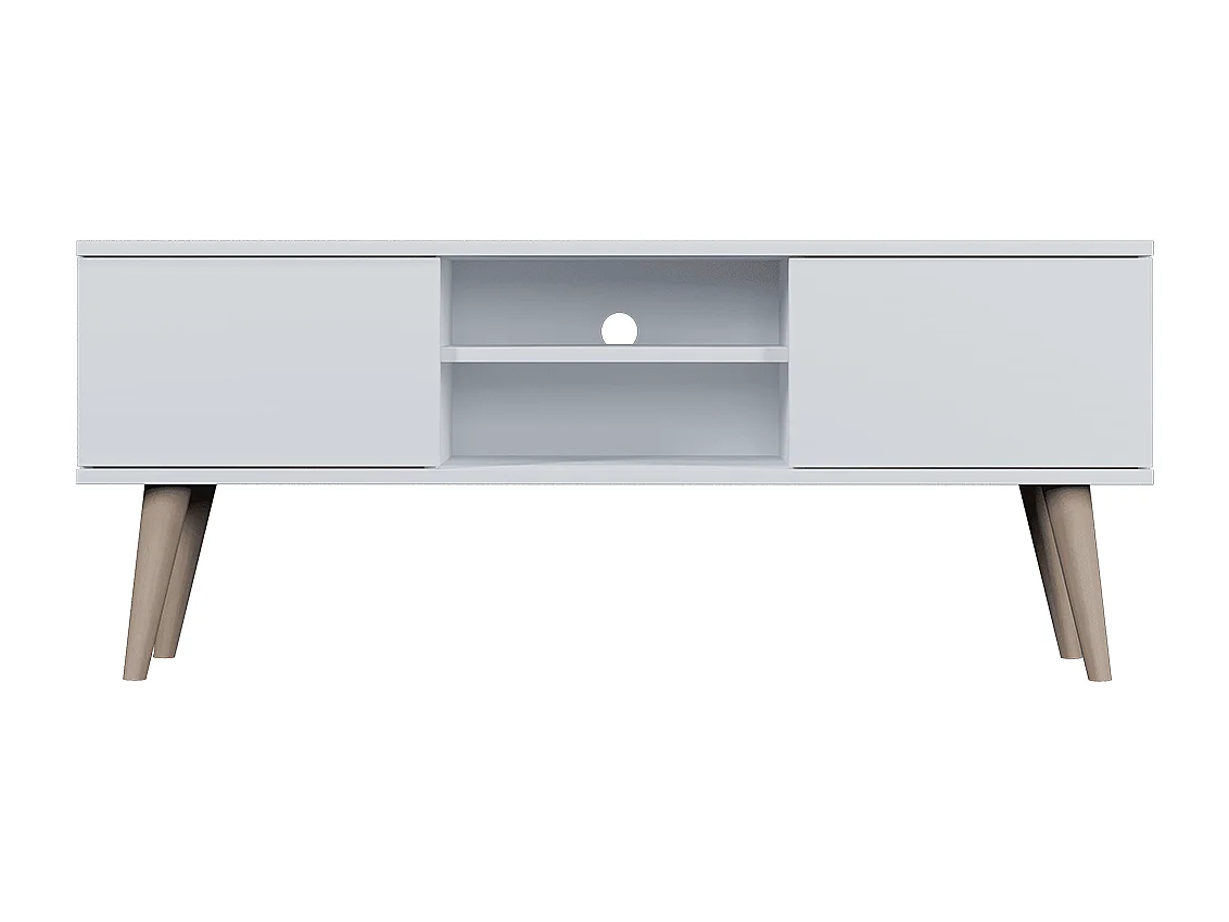 Meuble TV 120 cm Toronto - Blanc