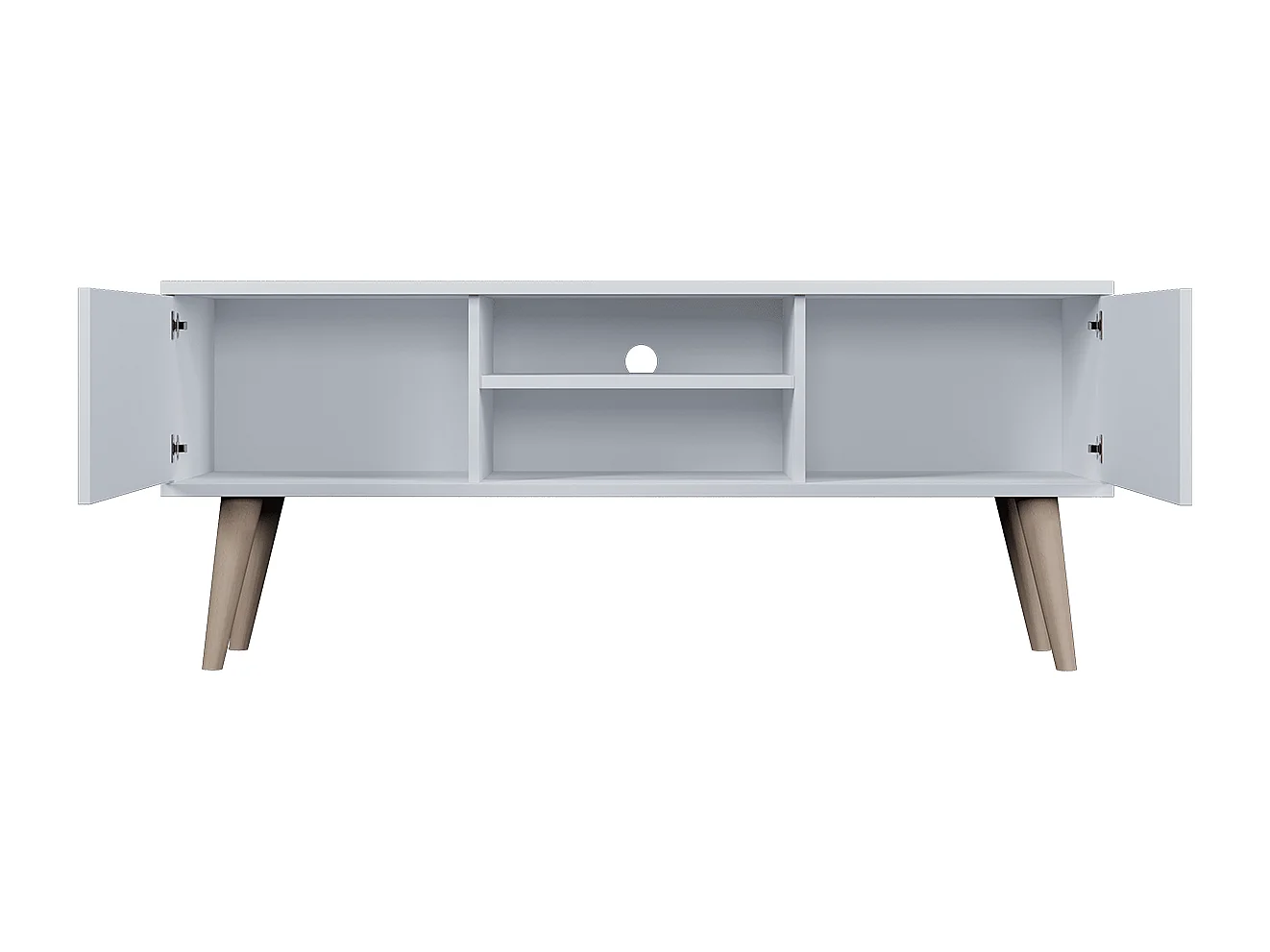 Meuble TV 120 cm Toronto - Blanc