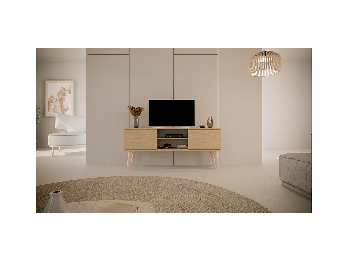 Szafka RTV TORONTO 120 dąb artisan