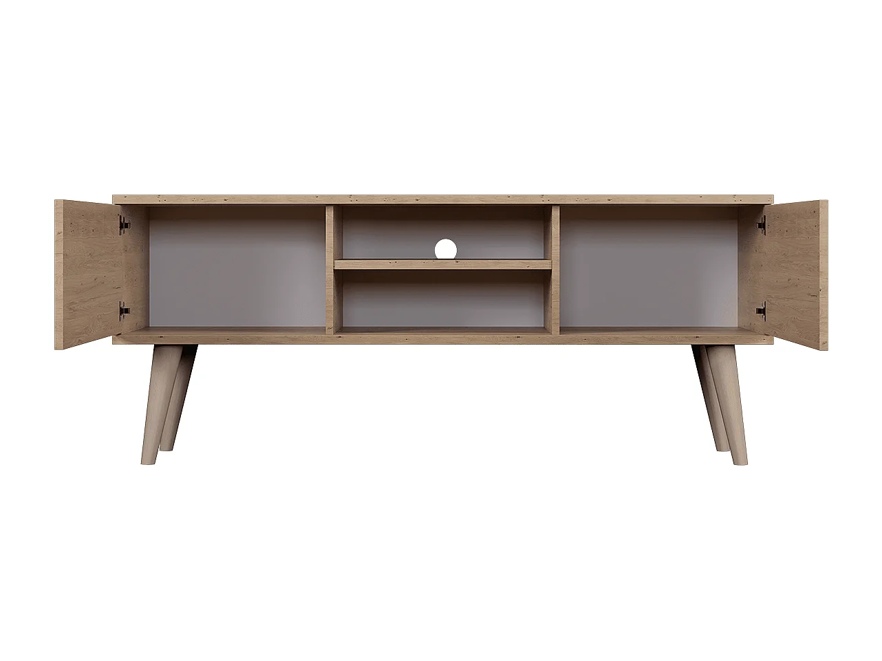 Meuble TV 120 cm Toronto - Bois