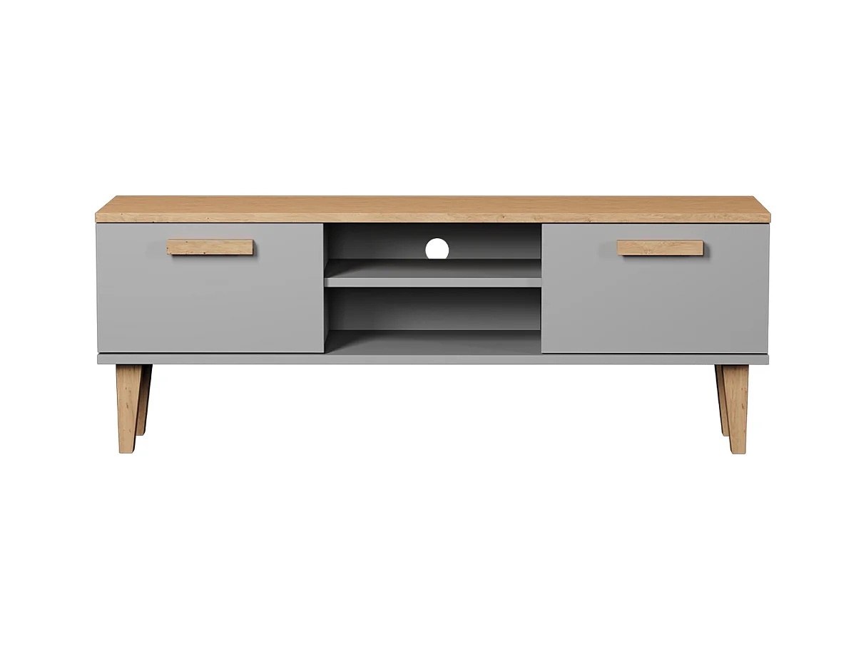 Szafka RTV DENVER 120 szara/hikora