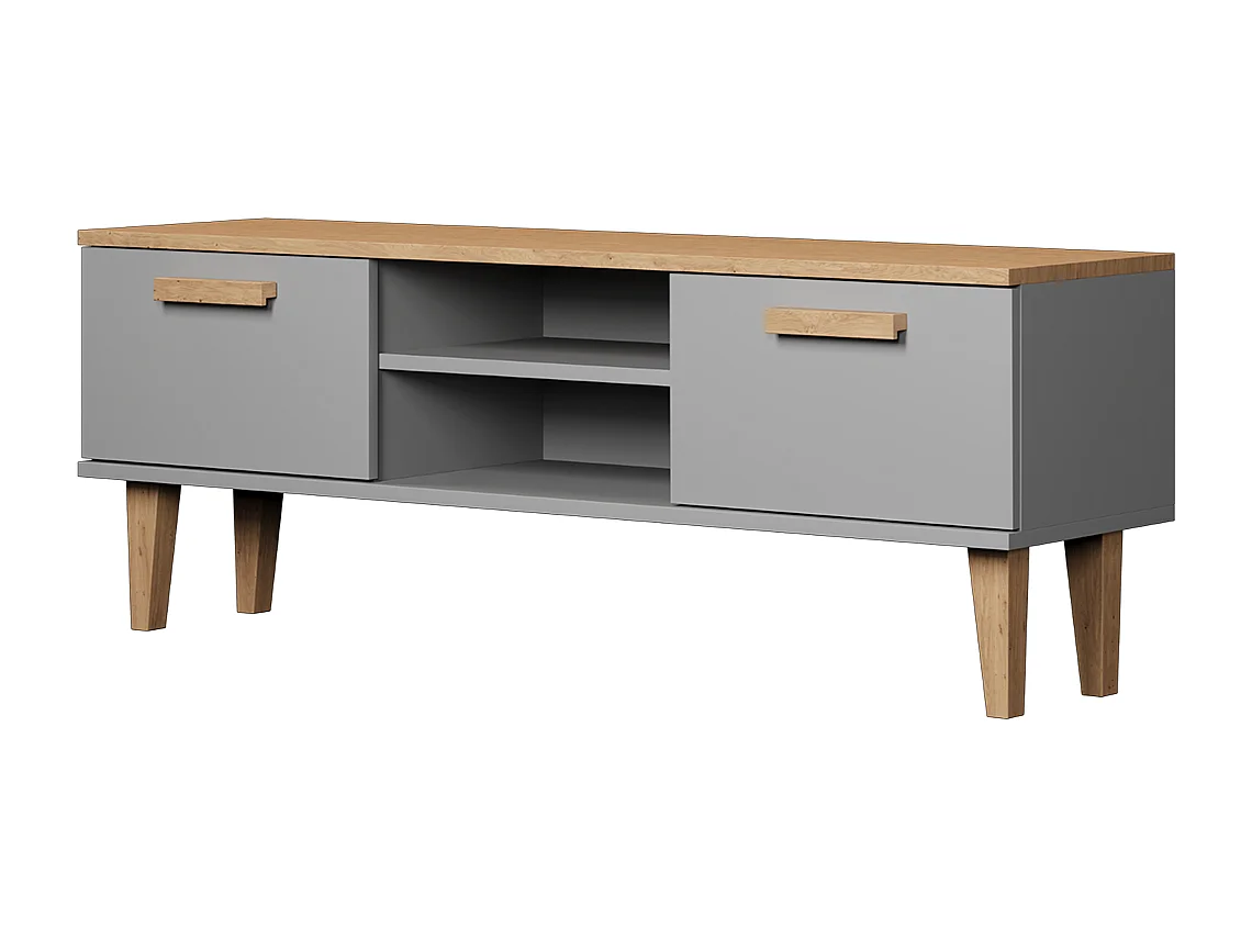 Meuble TV 120 cm Denver - Gris