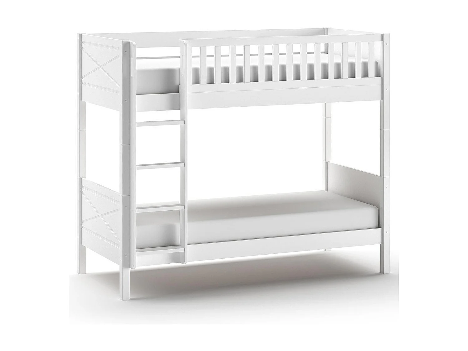 Beliche Vipack Scott White 90x200 com molas box