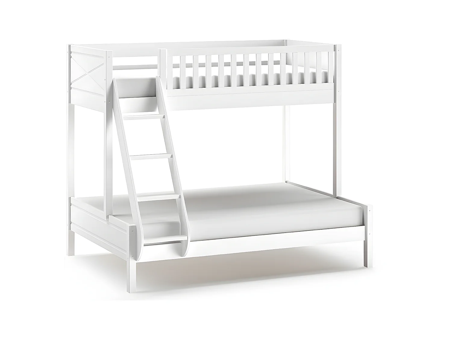 Beliche 90-140x200 incluindo base de ripas Vipack Scott White