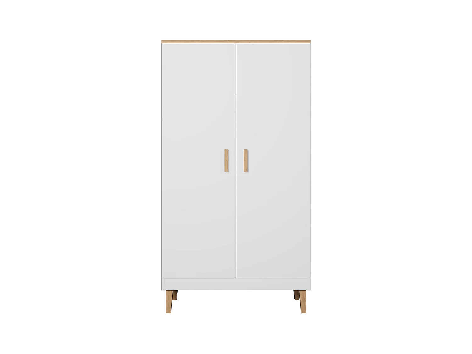 Armoire 2 portes Denver - Blanc