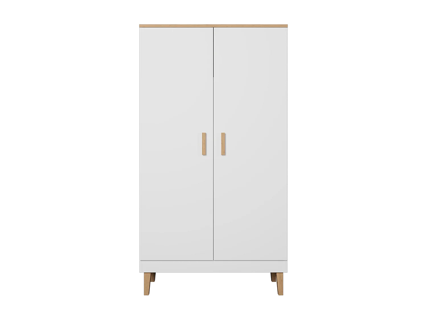 Denver 2-deurs kledingkast - Wit
