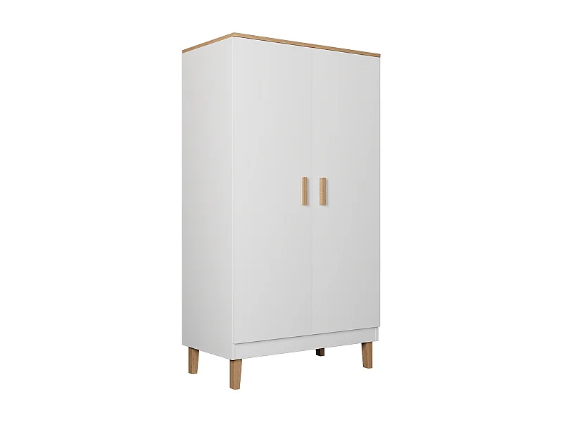 Armoire 2 portes Denver - Blanc