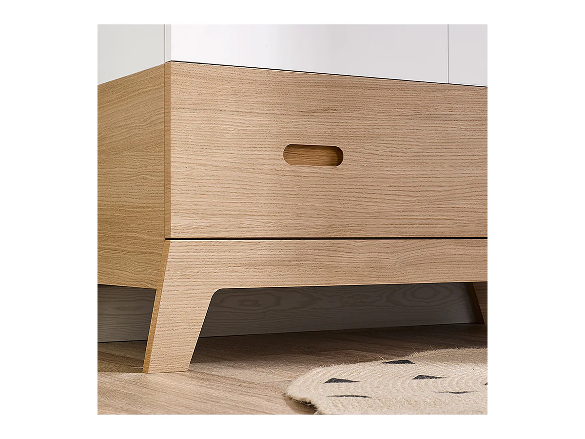 Armoire Bébé-Junior Provence Archipel Blanc Chêne