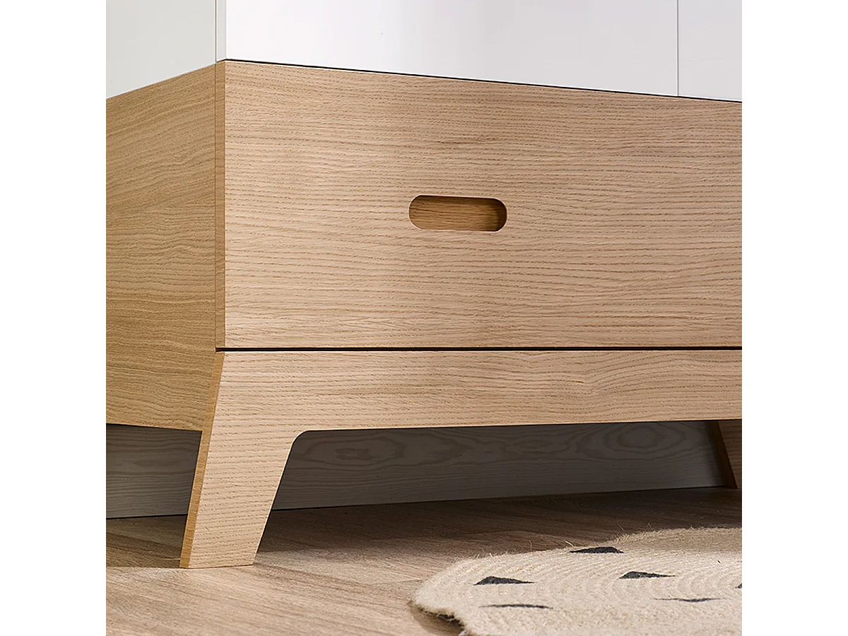 Armoire Bébé-Junior Provence Archipel Blanc Chêne