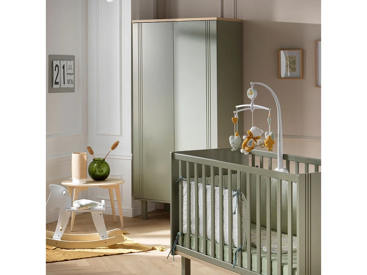 Armoire 2 portes Eléonore - Kaki