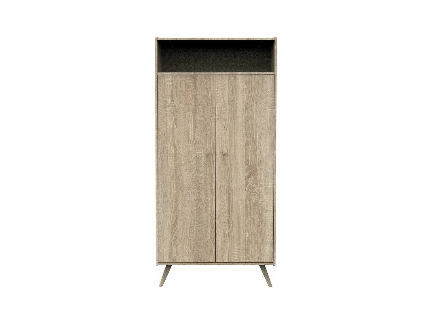 Armoire 2 portes 1 niche Access - Bois de chêne